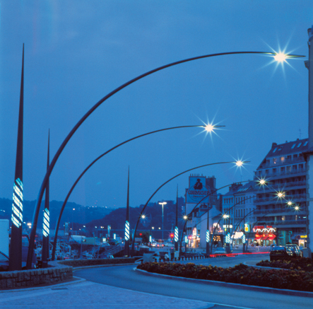 Quais du port – Yann Kersalé, AIK – Cherbourg, France (1994)