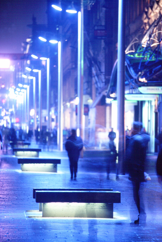 Buchanan street, Glasgow, Grande Bretagne - Conception lumière : Speirs + Major - Photo : Paul Bock