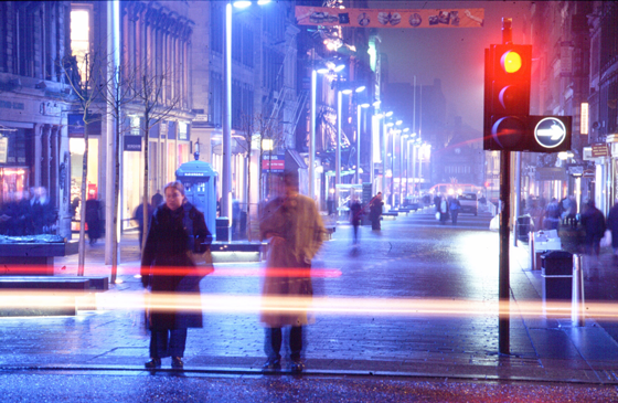 Buchanan street, Glasgow, Grande Bretagne - Conception lumière : Speirs + Major - Photo : Paul Bock
