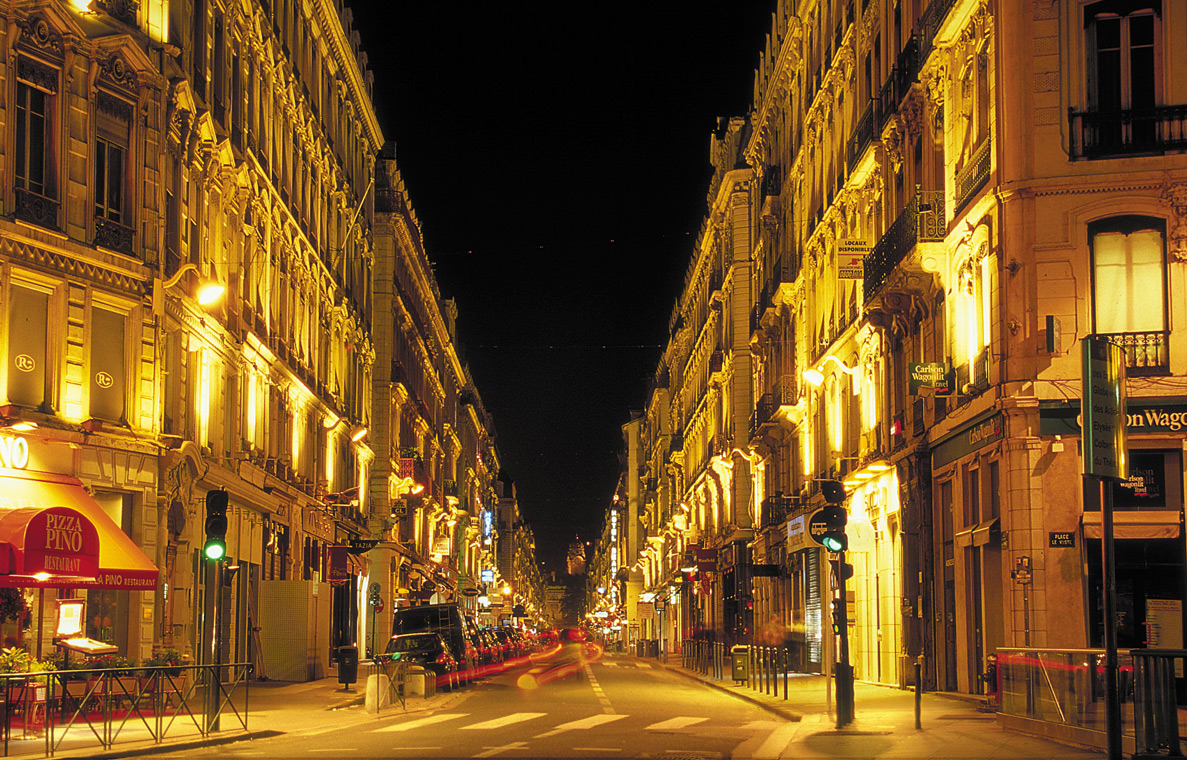 Rue du Président-Edouard Herriot, Lyon, France - Photo : Vincent Laganier