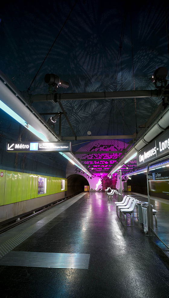 Metro-de Marseille-Conception lumiere-Cote Lumiere-Photo Gilles-Framinet-26