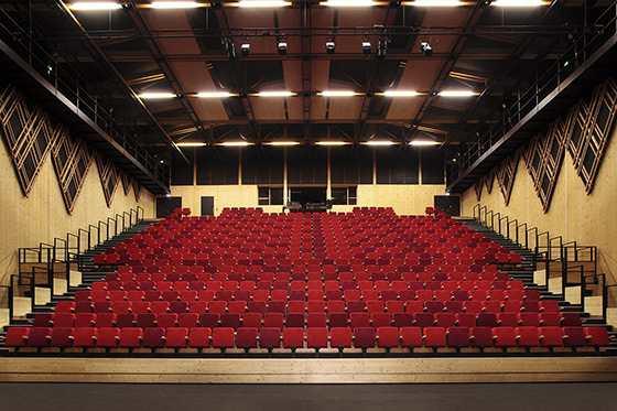 Théâtre Jean-Claude Carrière, Montpellier, France - Architecte : A+Architecture © Marie-Caroline Lucat