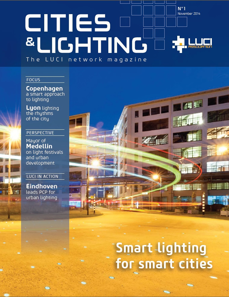LUCI Cities and Lighting magazine, November 2014, cover mag
