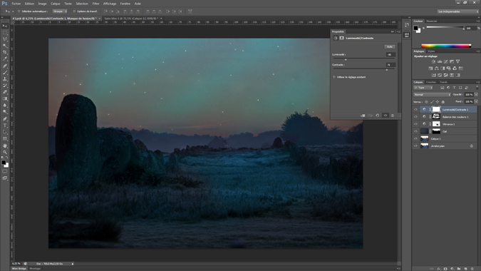 10 - luminosite_contraste - tutoriel Photoshop, maitriser la nuit – Nicolas Houel