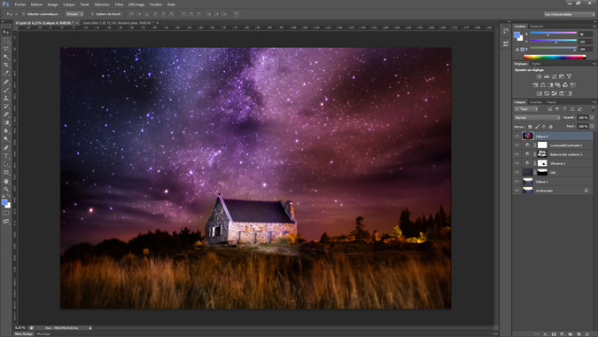 11 - changement de ciel - tutoriel Photoshop, maitriser la nuit – Nicolas Houel