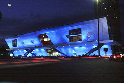 19-Extension du Palais des Congrès de Paris, Paris - Architectes Christian de Portzamparc, Michel Maurice - Concepteur lumière Michel Pieroni, Aartill - Photo Nicolas Borel