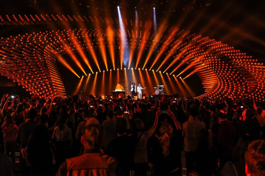 Eurovision 2015 Création lumière et scénographie © Elena Volotova (EBU)