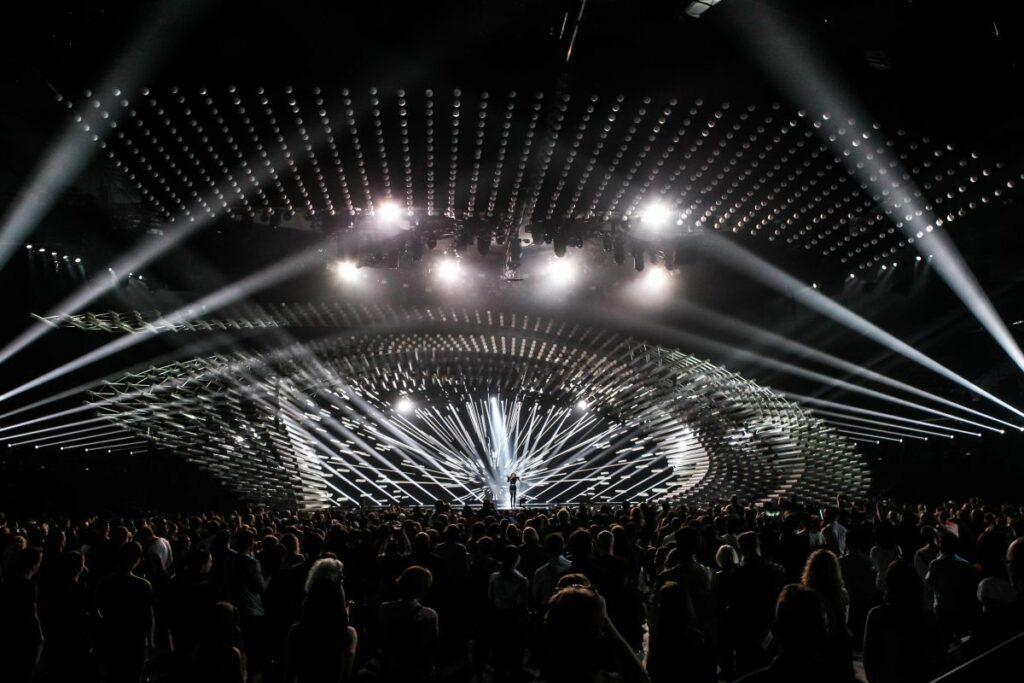 Eurovision 2015 Création lumière et scénographie © Elena Volotova (EBU)