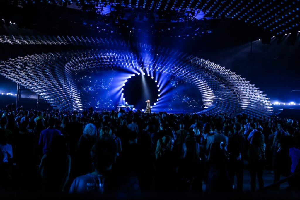 Eurovision 2015 Création lumière et scénographie © Elena Volotova (EBU)