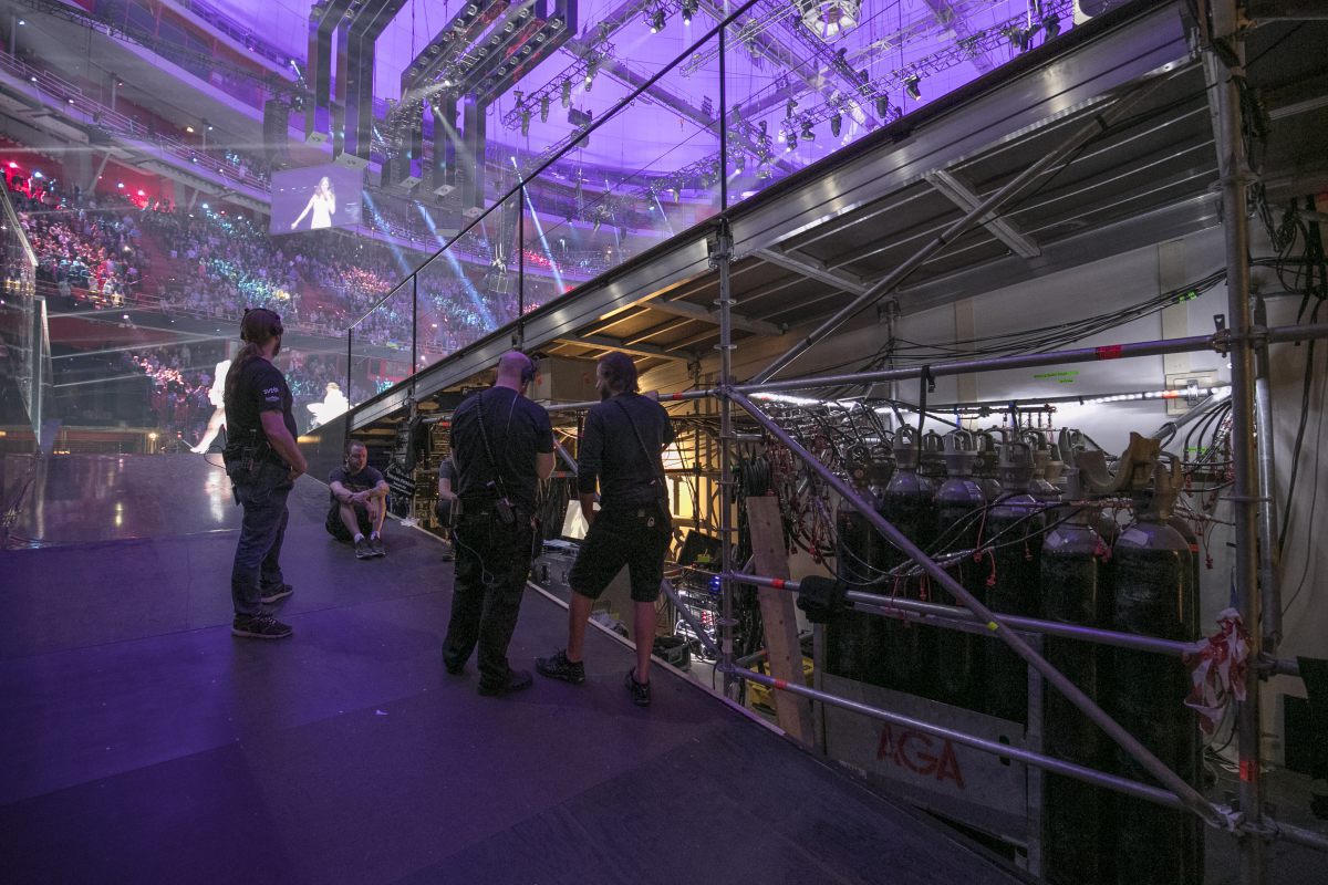 Backstage, Eurovision 2016, Stockholm Globe Arenas, Suède © Andres Putting (EBU)