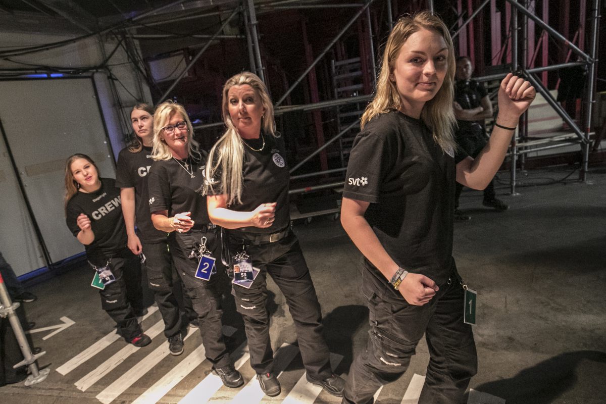 Backstage, Eurovision 2016, Stockholm Globe Arenas, Suède © Andres Putting (EBU)