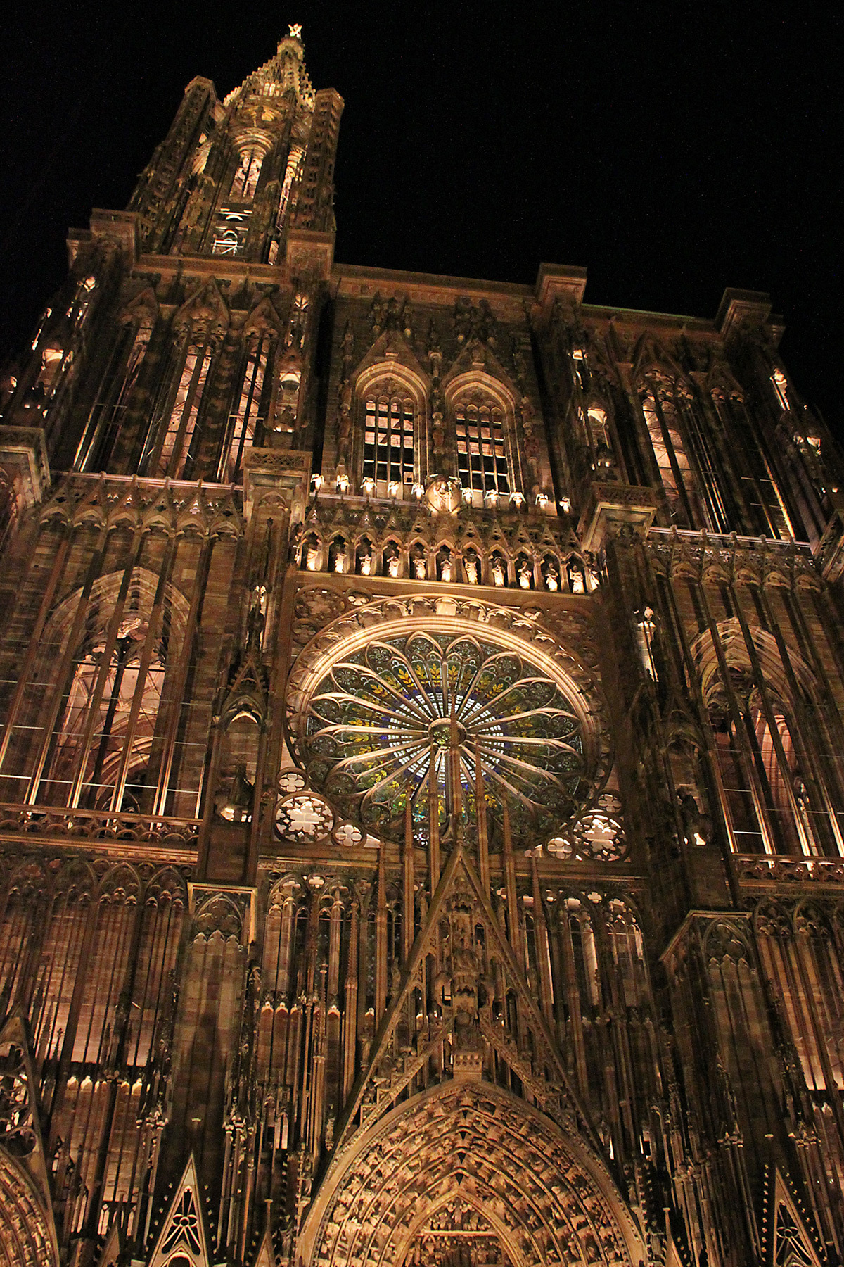 Cathédrale de Strasbourg, inauguration de la mise en lumière pérenne