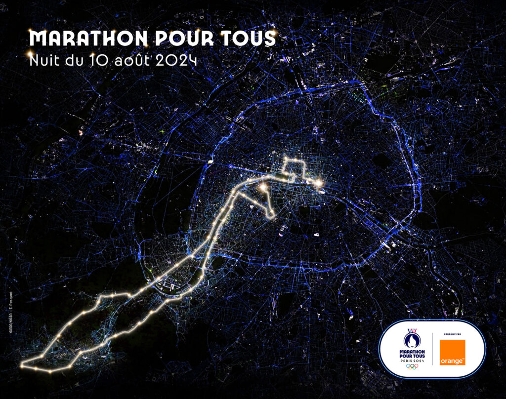 Orange Night Run 2023 vers le Marathon Pour Tous de Paris 2024